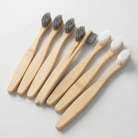 Ultra-Soft Nano-Bristle Bamboo Toothbrush for Sensitive Gums (Pack of 3)
