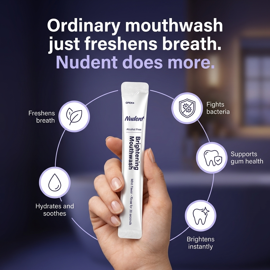 Nudent Brightening Mouthwash